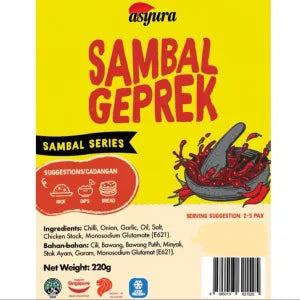ASYURA Sambal Geprek grocery product available in Singapore from Shah Fresh Frozen