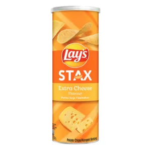 Lays Stax Potato Chips - Extra Cheese grocery product available in Singapore from Shah Fresh Frozen