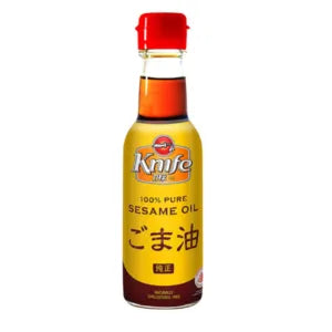 Knife 100% Pure Sesame Oil grocery product available in Singapore from Shah Fresh Frozen
