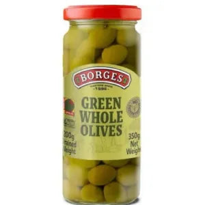 Borges Whole Green Olives grocery product available in Singapore from Shah Fresh Frozen