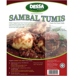 Dessa Sambal Tumis Paste grocery product available in Singapore from Shah Fresh Frozen