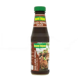 bumi hijau SOS Black Pepper Sauce Bottle [Lada Hitam] grocery product available in Singapore from Shah Fresh Frozen