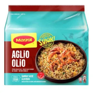 Maggi Syiok Instant Noodles - Aglio Olio grocery product available in Singapore from Shah Fresh Frozen