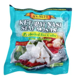 As-Sufi, Ketupat Preboiled Rice Cube grocery product available in Singapore from Shah Fresh Frozen
