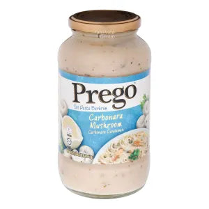 Prego Pasta Sauce - Carbonara Mushroom grocery product available in Singapore from Shah Fresh Frozen