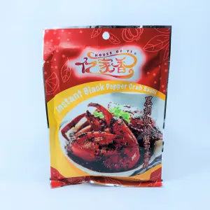 House of Yi Instant Black Pepper Crab Sauce 200g grocery product available in Singapore from Shah Fresh Frozen