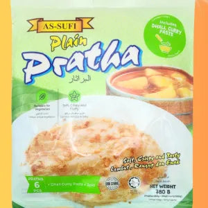 As-Sufi, Plain Prata with Dhall Curry grocery product available in Singapore from Shah Fresh Frozen