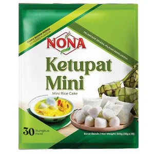 30 mini Pack Ketupat (Assorted brand) grocery product available in Singapore from Shah Fresh Frozen