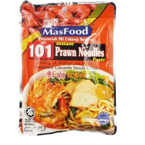 Masfood 101 Instant Prawn Noodle Paste grocery product available in Singapore from Shah Fresh Frozen