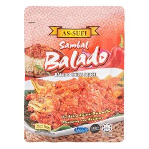 As-Sufi, Sambal Balado(MCR) grocery product available in Singapore from Shah Fresh Frozen