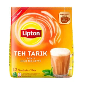 Lipton, 3 in 1 Instant Milk Tea Latte - Teh Tarik grocery product available in Singapore from Shah Fresh Frozen
