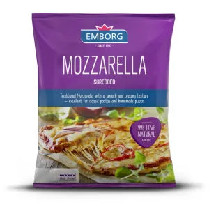 Emborg Shredded Mozzarella grocery product available in Singapore from Shah Fresh Frozen