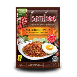 Bamboe -  Nasi Goreng Pedas grocery product available in Singapore from Shah Fresh Frozen