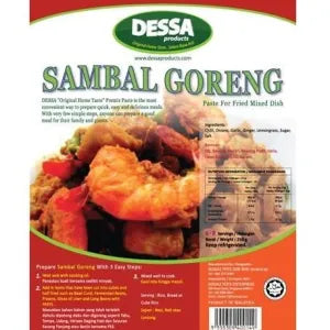 Dessa Sambal Goreng grocery product available in Singapore from Shah Fresh Frozen