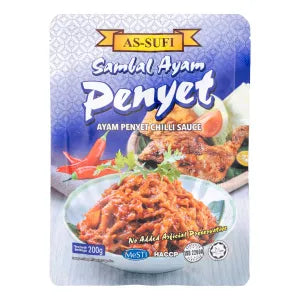 As-Sufi, Sambal Ayam Penyet(MCR) grocery product available in Singapore from Shah Fresh Frozen