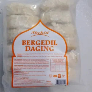 Shekin, Bergedil Daging grocery product available in Singapore from Shah Fresh Frozen
