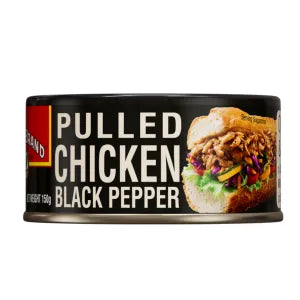 Ayam Brand Pulled Chicken - Black Pep per grocery product available in Singapore from Shah Fresh Frozen