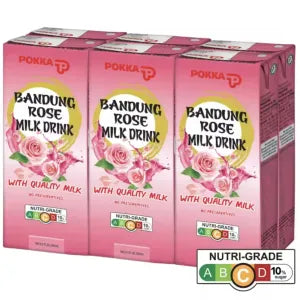 Pokka Bandung Rose Milk Drink grocery product available in Singapore from Shah Fresh Frozen