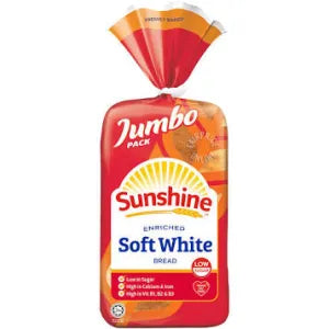 Sunshine White Bread Jumbo grocery product available in Singapore from Shah Fresh Frozen