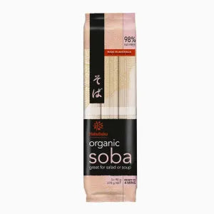 Hakubaku Organic Soba - Pink grocery product available in Singapore from Shah Fresh Frozen