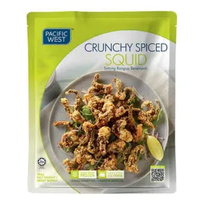 Pacific West Crunchy Spicesd Squid grocery product available in Singapore from Shah Fresh Frozen