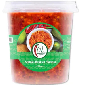 Wahyu Sambal Belacan Mangga Tub grocery product available in Singapore from Shah Fresh Frozen