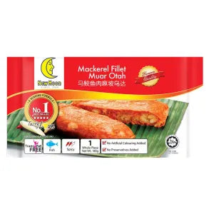 New Moon Mackerel Fillet Muar Otah grocery product available in Singapore from Shah Fresh Frozen