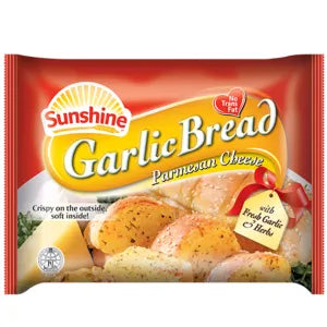 Sunshine Garlic Bread - Parmesan Cheese [Yellow] grocery product available in Singapore from Shah Fresh Frozen
