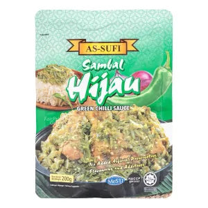 As-Sufi, Sambal Hijau(MCR) grocery product available in Singapore from Shah Fresh Frozen