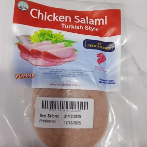 ET Chicken Salami Turkish Style grocery product available in Singapore from Shah Fresh Frozen