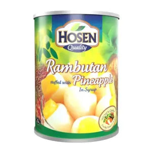 Hosen Rambutan Stuffed with Pineapple grocery product available in Singapore from Shah Fresh Frozen