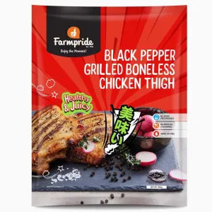 Farmpride Black Pep per GrilledBoneless Chicken Thigh grocery product available in Singapore from Shah Fresh Frozen
