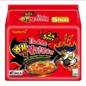 Samyang Hot Chicken 2x Spicy Ramen grocery product available in Singapore from Shah Fresh Frozen