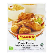 Seah's Prawn Flavour Fried Chicken Spices grocery product available in Singapore from Shah Fresh Frozen
