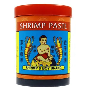 Shrimp And Boy Brand Shrimp Paste grocery product available in Singapore from Shah Fresh Frozen