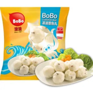 BoBo Cuttlefish Ball grocery product available in Singapore from Shah Fresh Frozen