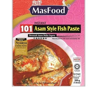 Masfood Asam Style Fish Paste grocery product available in Singapore from Shah Fresh Frozen