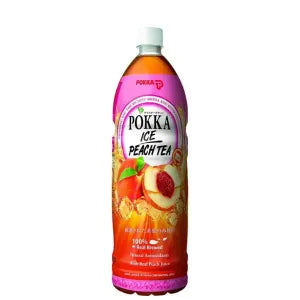 Pokka Bottle Drink Peach Tea 1.5L grocery product available in Singapore from Shah Fresh Frozen