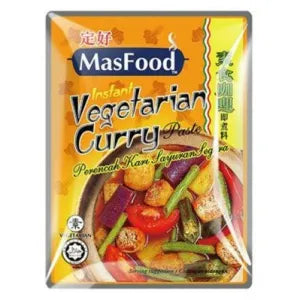 Masfood Instant Vegetarian Curry Paste grocery product available in Singapore from Shah Fresh Frozen