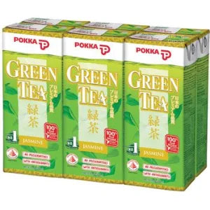 Pokka Packet Drink Jasmine Green Tea 6 X 250ml grocery product available in Singapore from Shah Fresh Frozen