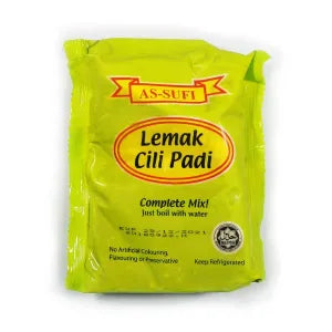 As-Sufi, Lemak Cili Padi Mix grocery product available in Singapore from Shah Fresh Frozen