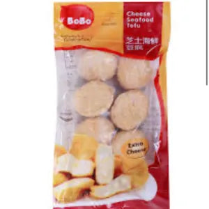 Bobo Cheese Seafood Tofu 200g grocery product available in Singapore from Shah Fresh Frozen