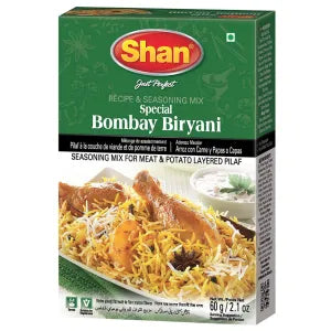 Shan, Bombay Biryani grocery product available in Singapore from Shah Fresh Frozen
