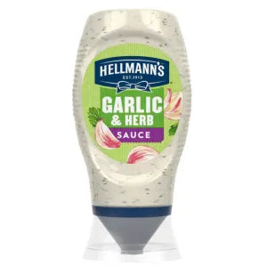 Hellmanns Garlic & Herb Sauce grocery product available in Singapore from Shah Fresh Frozen